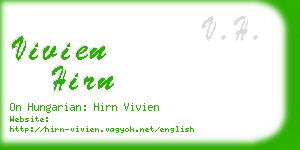 vivien hirn business card